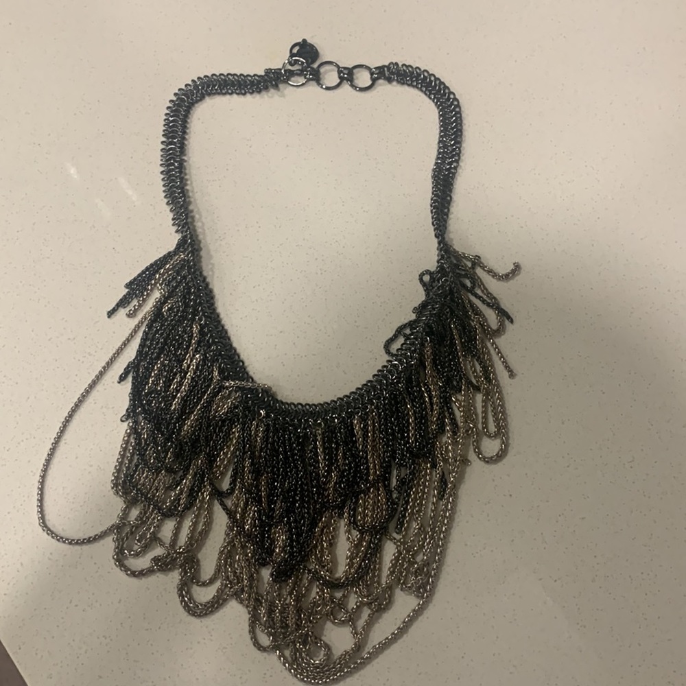 Kendra Scott chain statement necklace